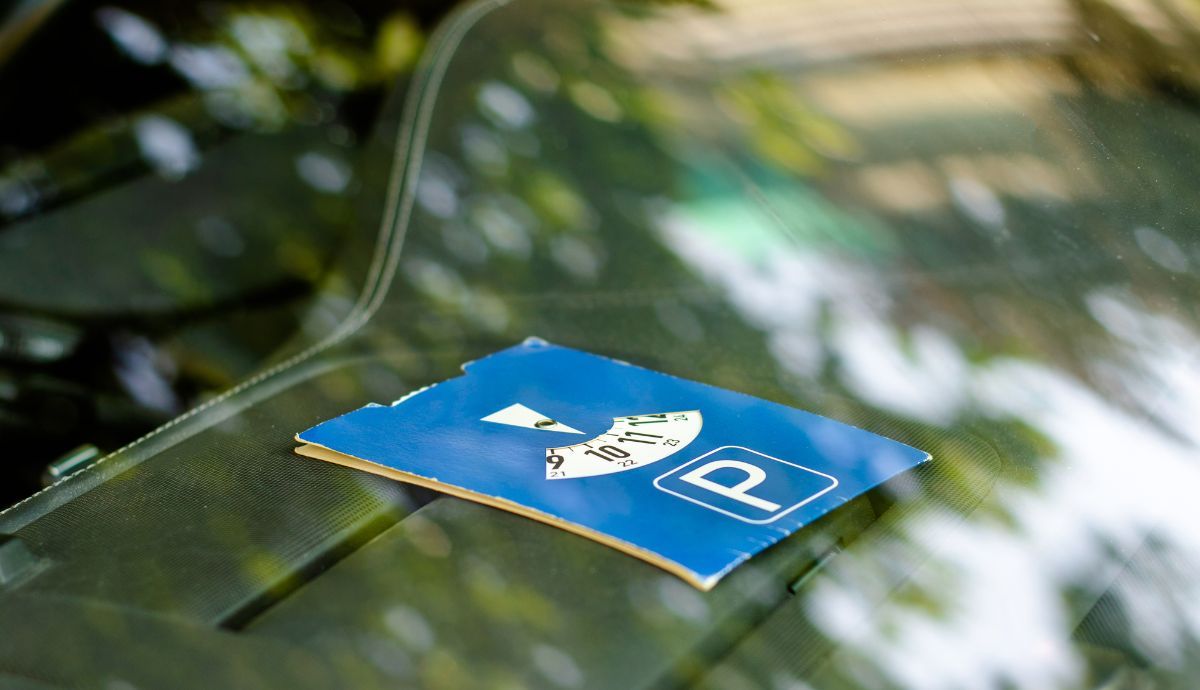 Disco horario de aparcamiento