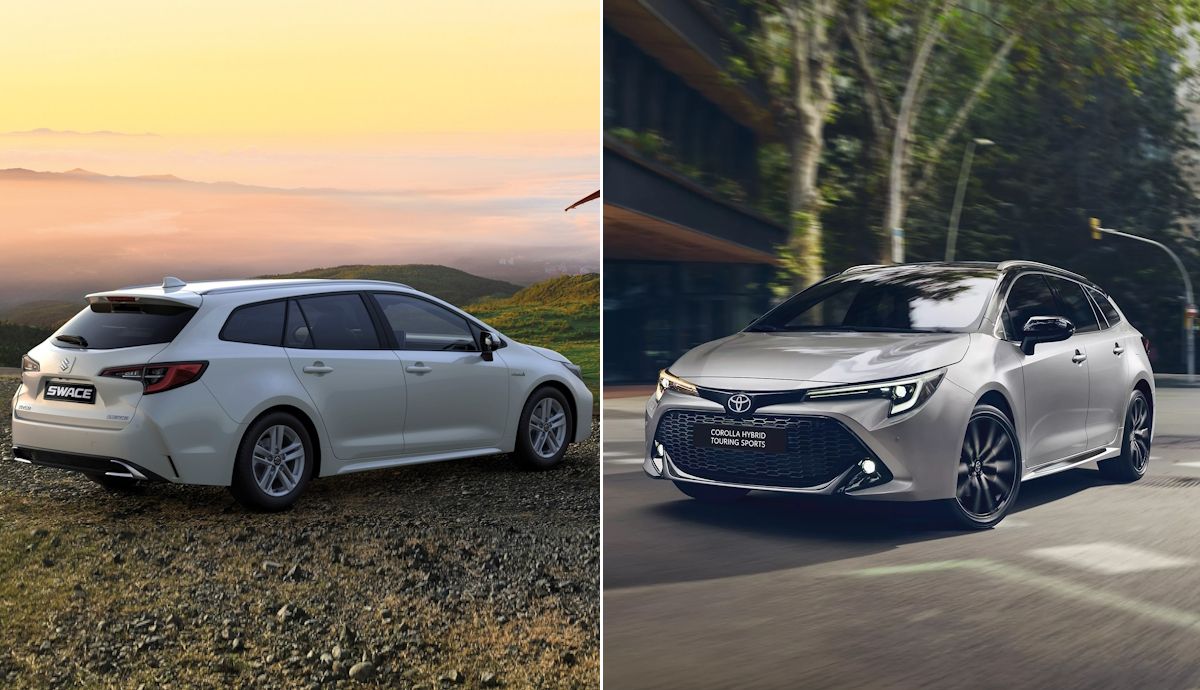 Suzuki Swace vs Toyota Corolla, comparativa completa entre dos muy buenos coches híbridos compactos