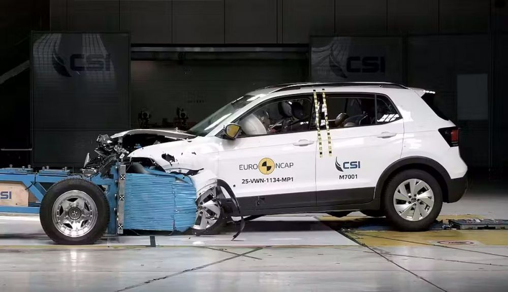Test de seguridad de Euro NCAP al VW T Cross Test de seguridad de Euro NCAP al VW T Cross