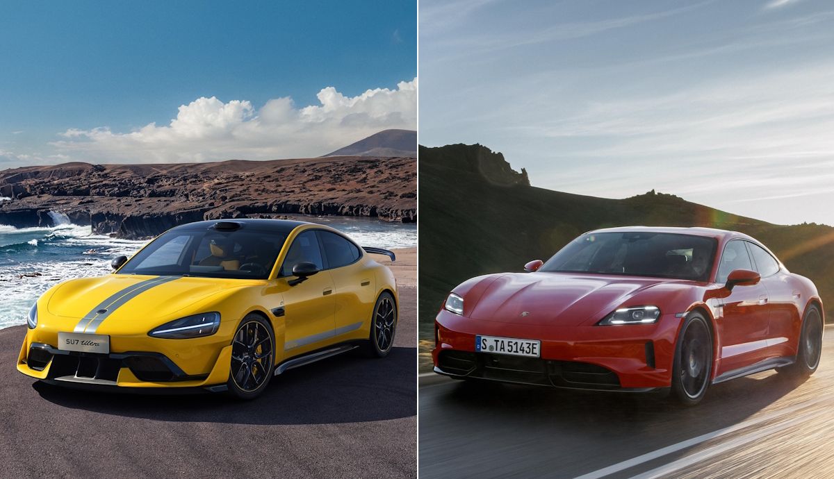 Comparativa Xiaomi SU7 vs Porsche Taycan, análisis de los dos coches eléctricos, cuál es mejor