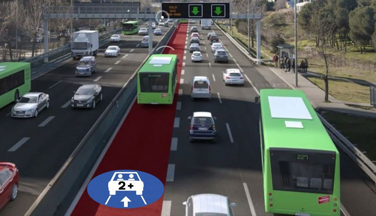 O en los coches viajan dos o más ocupantes, o no podrán circular ya en España por nuevos carriles