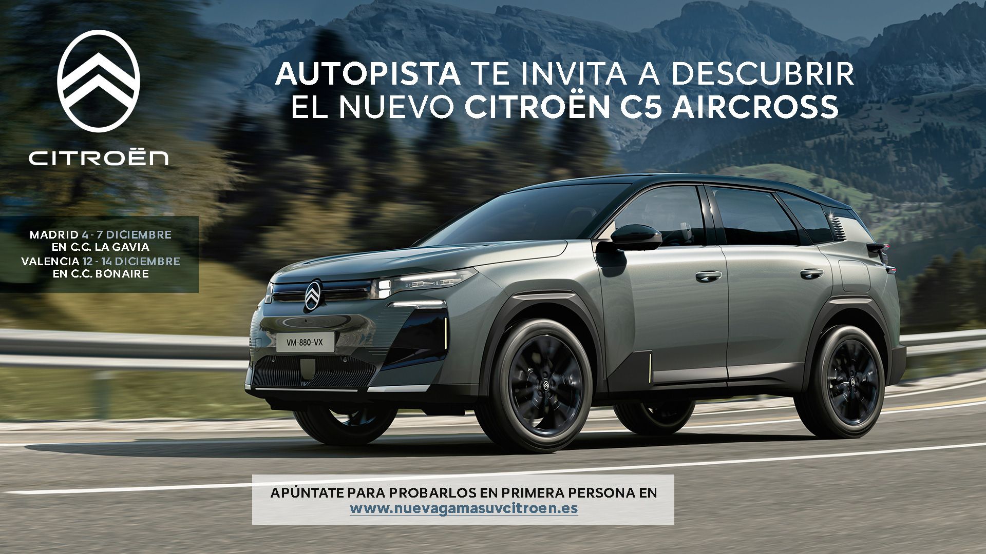 ¡Te invitamos a probar los nuevos SUV de Citroën!