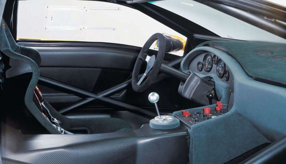 Interior del Lamborghini Diablo GTR