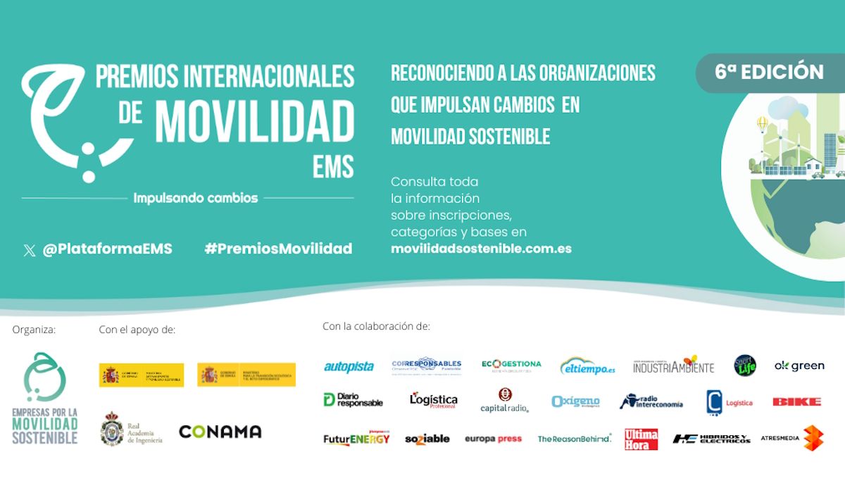 Llega la 6ª Edición de los Premios Internacionales de Movilidad, abiertas las candidaturas