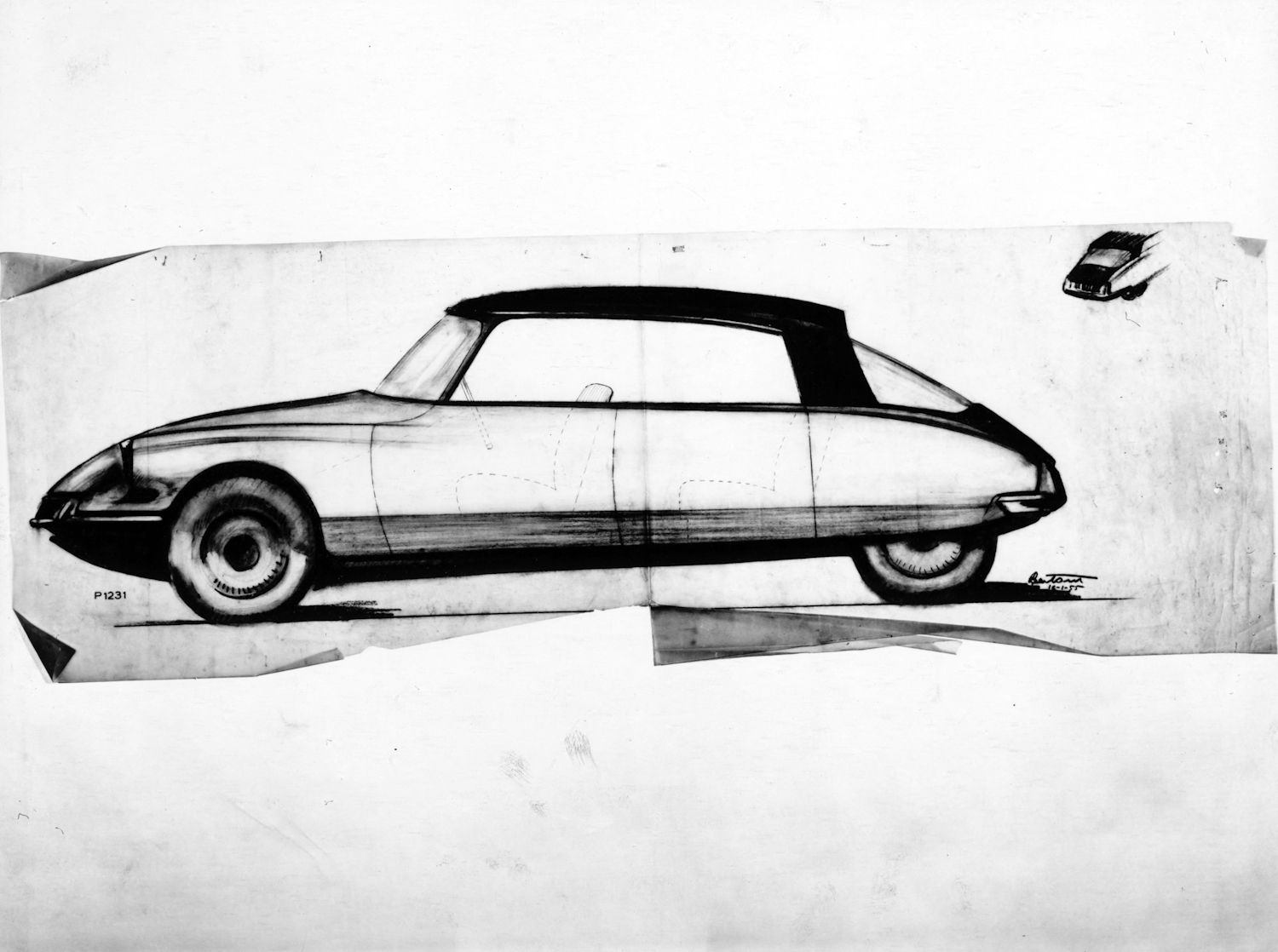 Citroen DS historia Bertoni