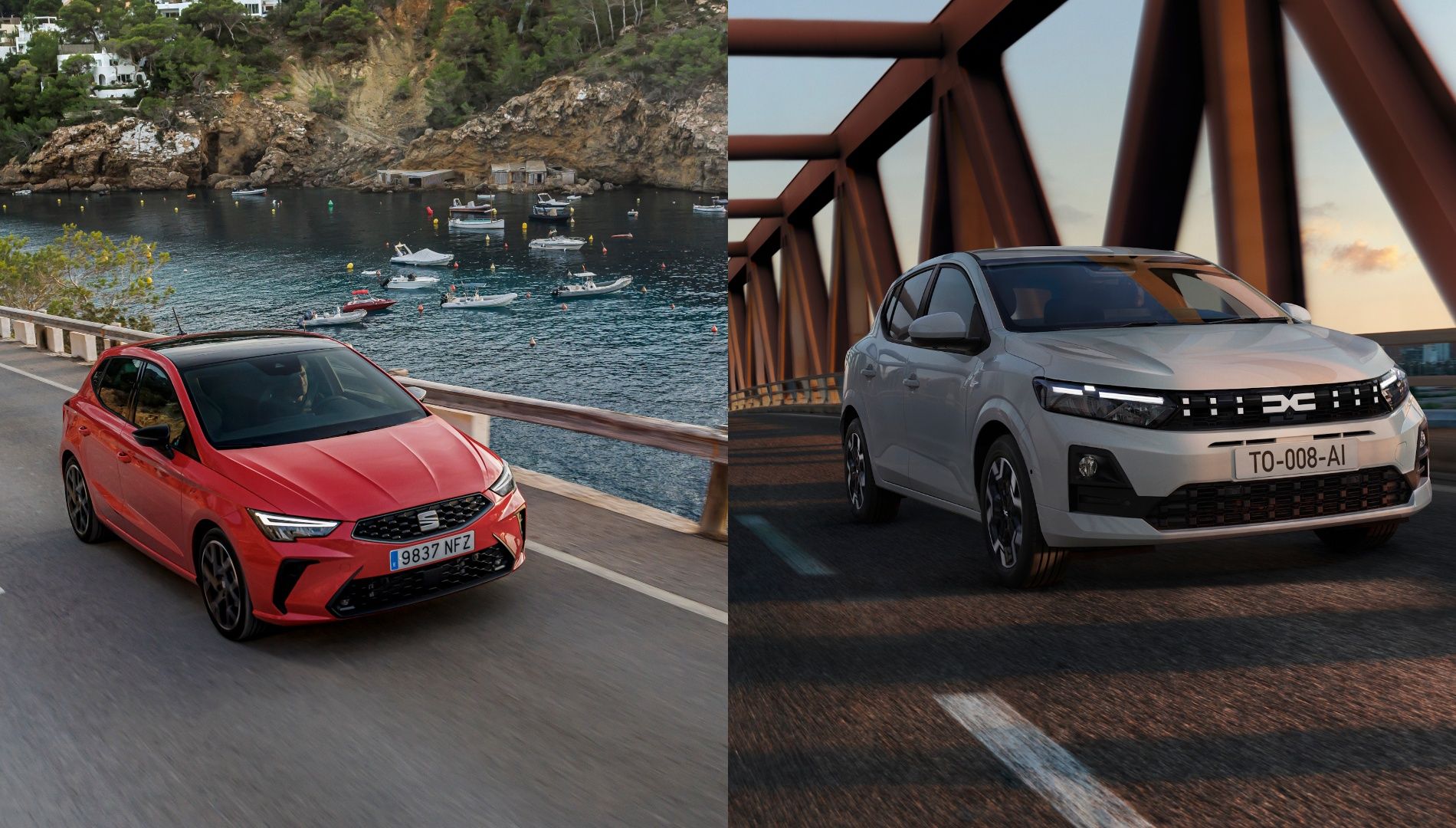Dos de los coches más vendidos se acaban de renovar, pero ¿es mejor Dacia Sandero o Seat Ibiza?