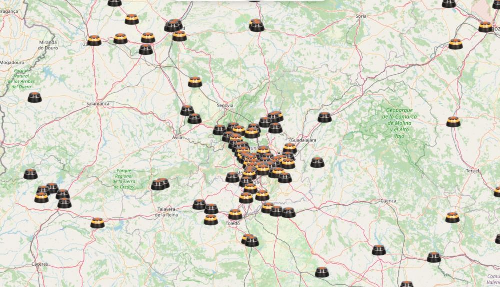 Más polémicas para las balizas V16: este mapa viral vuelve a sembrar las dudas sobre su implantación