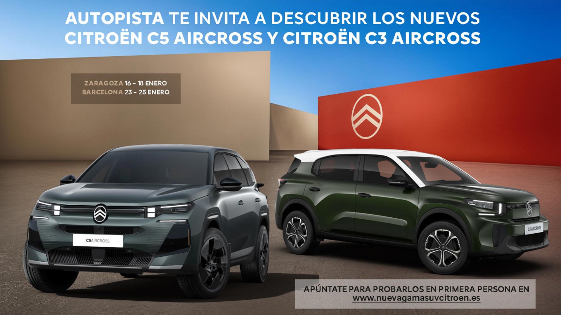 ¡Te invitamos a probar los nuevos SUV de Citroën!