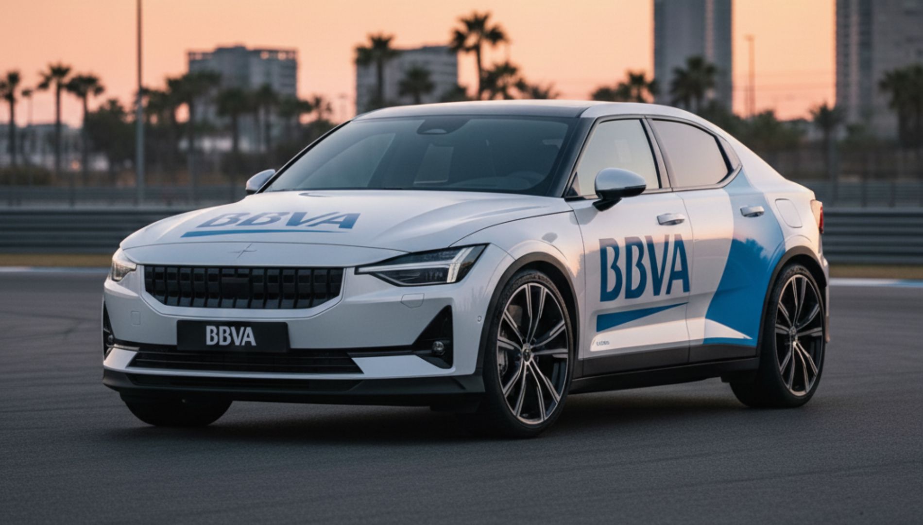 BBVA mete la cabeza en la industria del automóvil comprando 8,4% de las acciones de una marca sueca. Imagen generada por IA