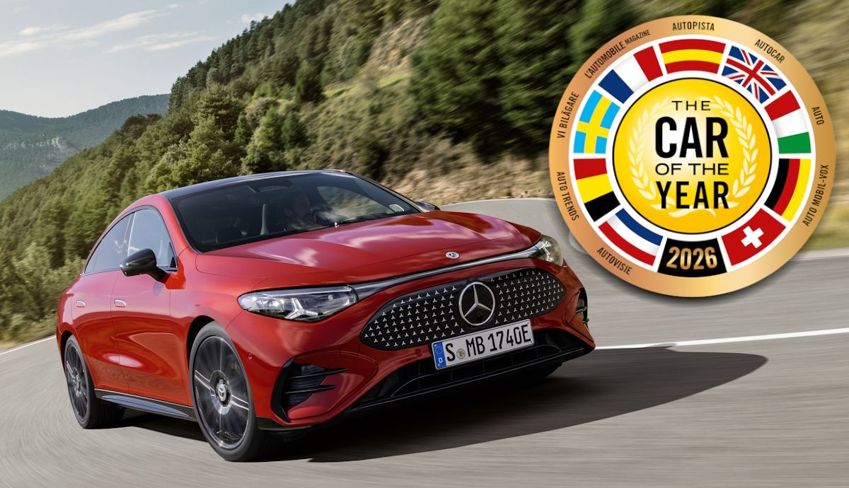 El Mercedes Benz CLA, ganador del Car of the Year 2026, es el mejor Coche del Año en Europa