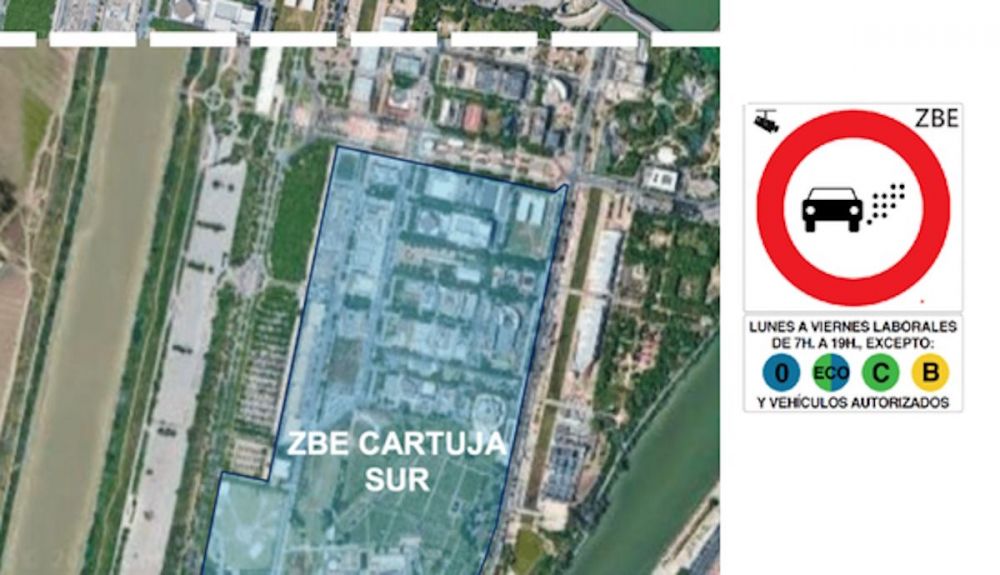 ZBE de La Cartuja, en Sevilla