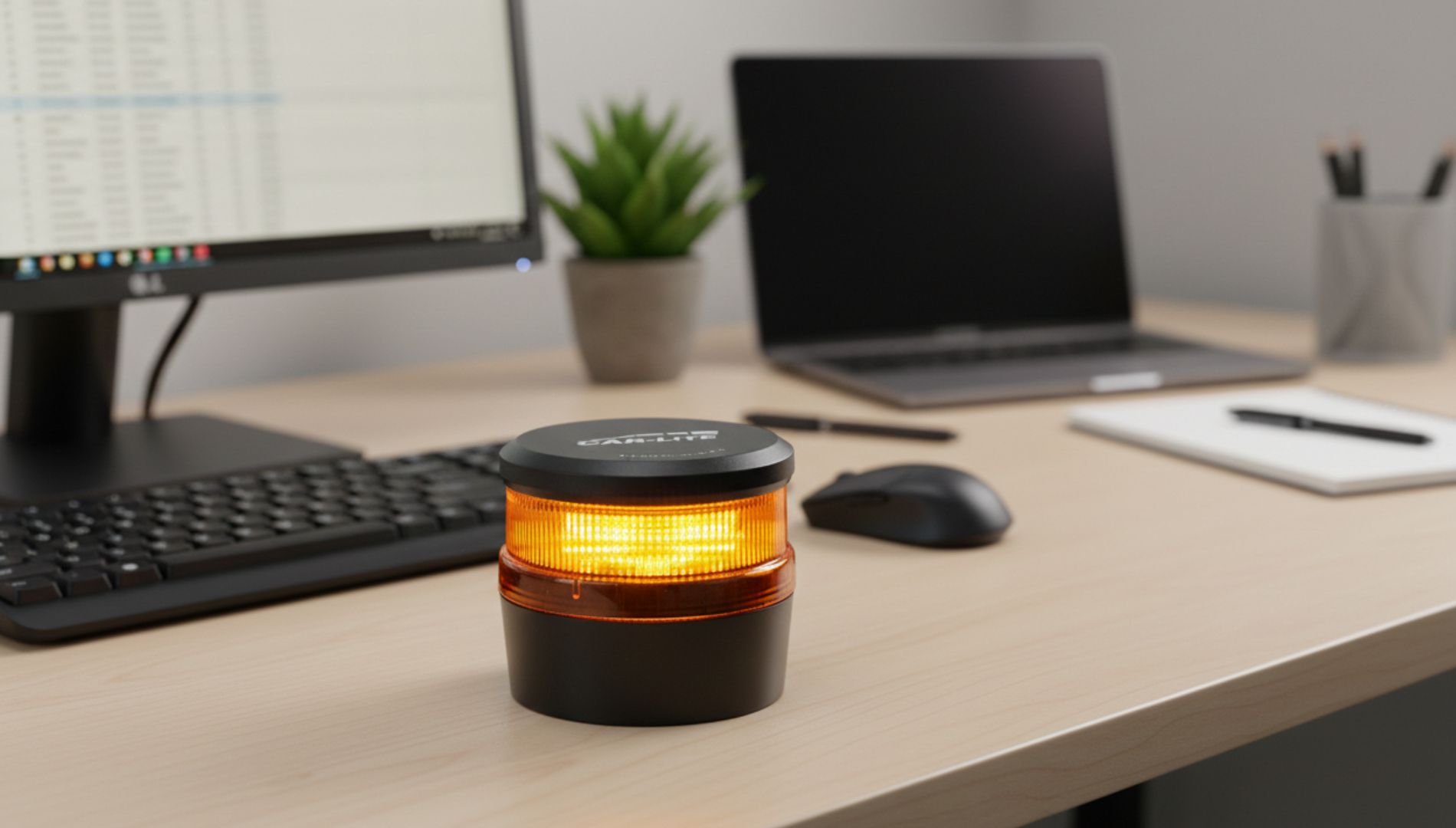 Esta es la primera baliza V16 del mercado con 15 años de conectividad: consíguela aquí con oferta. Imagen generada por IA