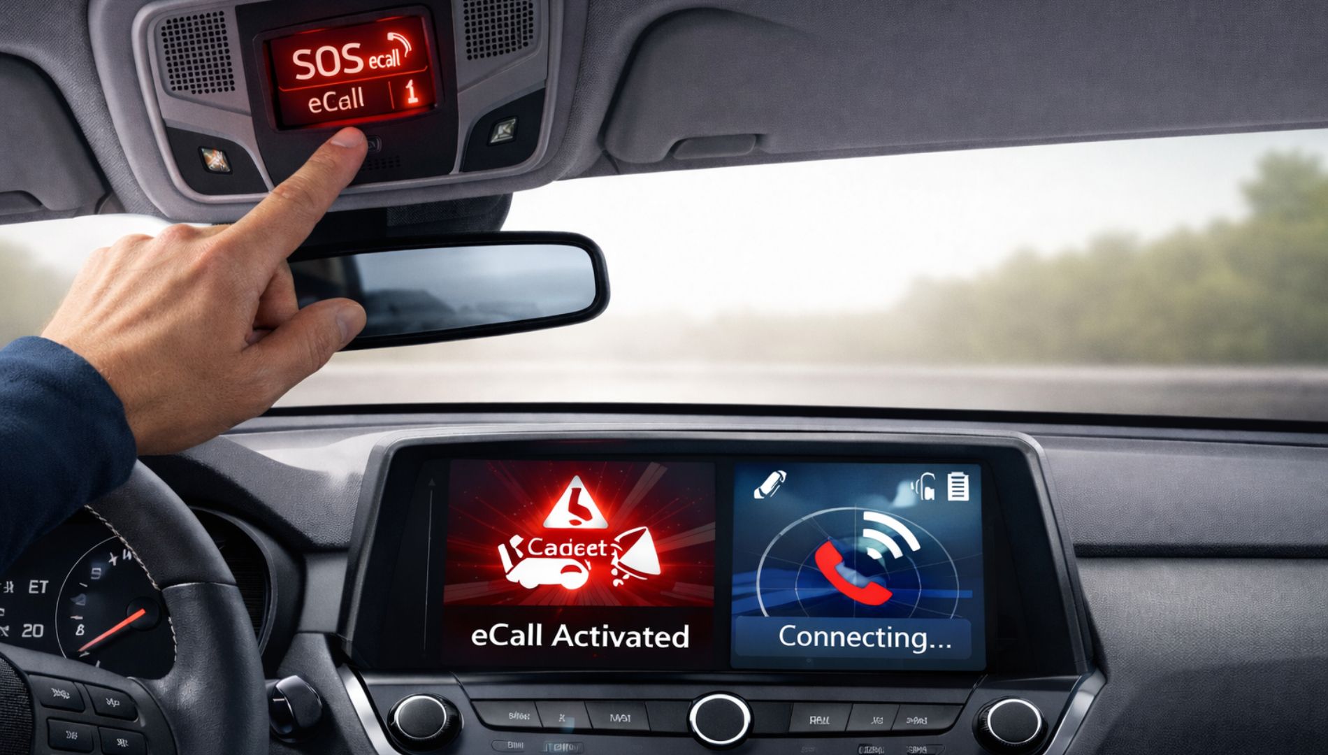 En medio de la polémica con las balizas V16, la UE actualiza los sistemas eCall de emergencia