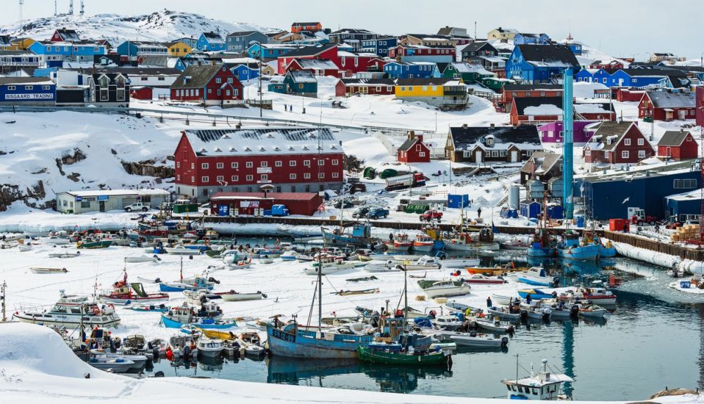 Paisaje de Groenlandia, un país con una movilidad distinta al resto