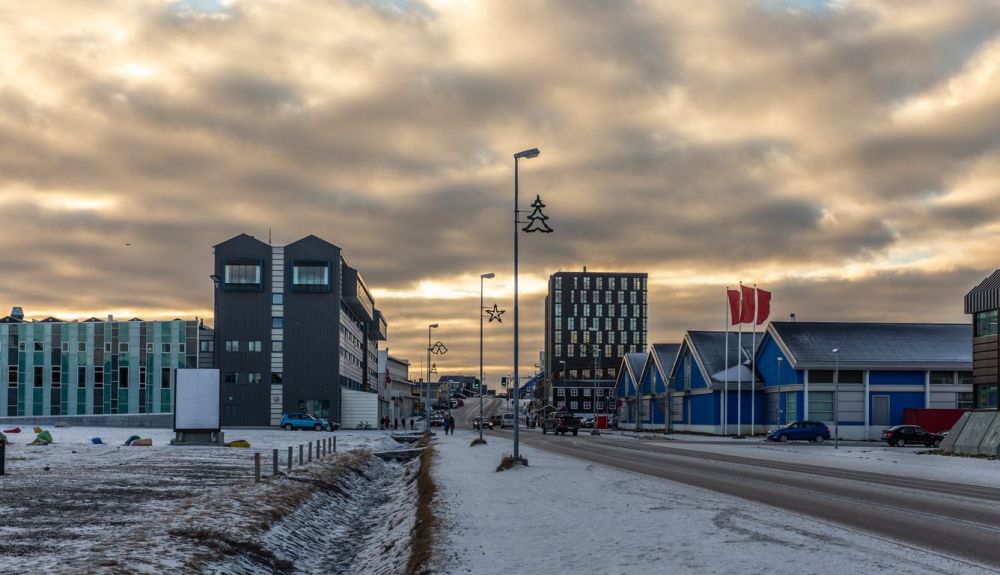 Las infraestructuras de Groenlandia solo pueden verse en las ciudades