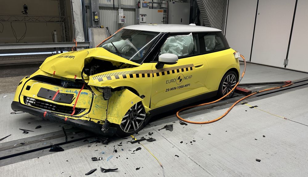 Mini Cooper E en el test Euro NCAP