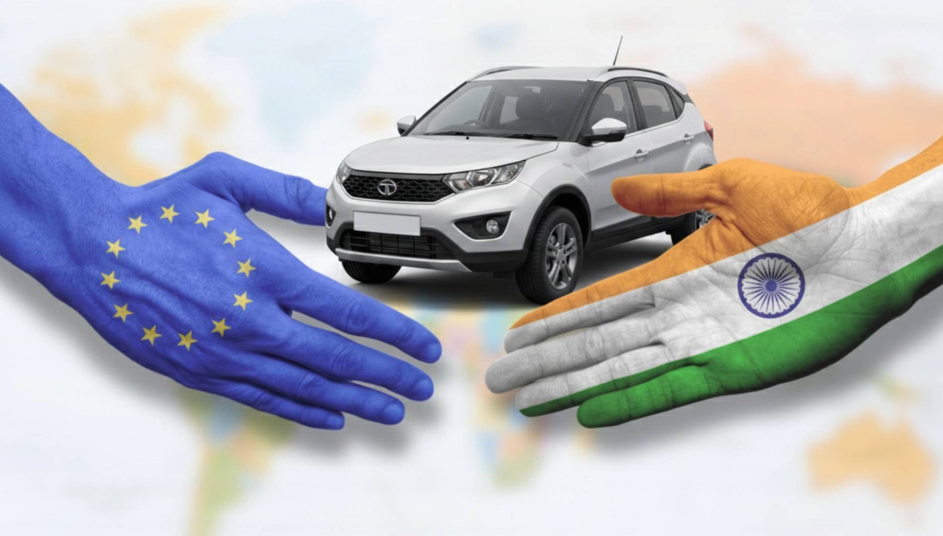 ¿Afectará el acuerdo entre la Unión Europea e India a la industria de los coches? Lo analizamos. Imagen generada por IA