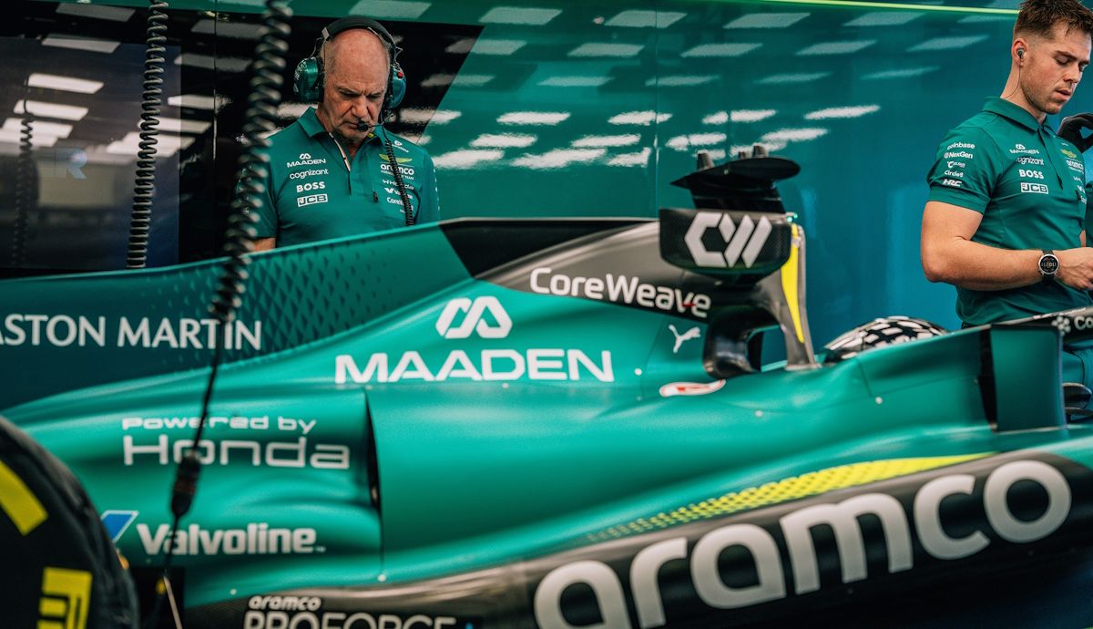 Los últimos trucos de Adrián Newey en el nuevo F1 de Fernando Alonso, con la suspensión más loca. FOTO Aston Martin F1 Team.
