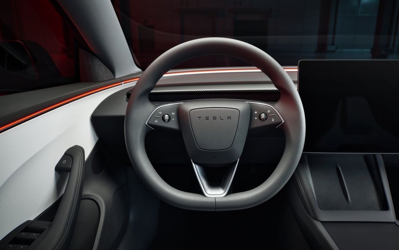 Interior del Tesla Model 3