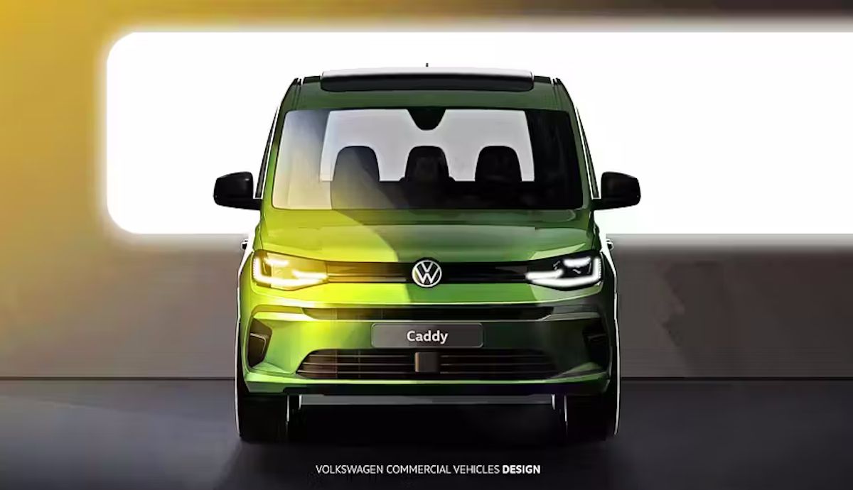 VW Caddy 2026, imagen y primer anticipo del nuevo coche familiar, el mejor sucesor del monovolumen