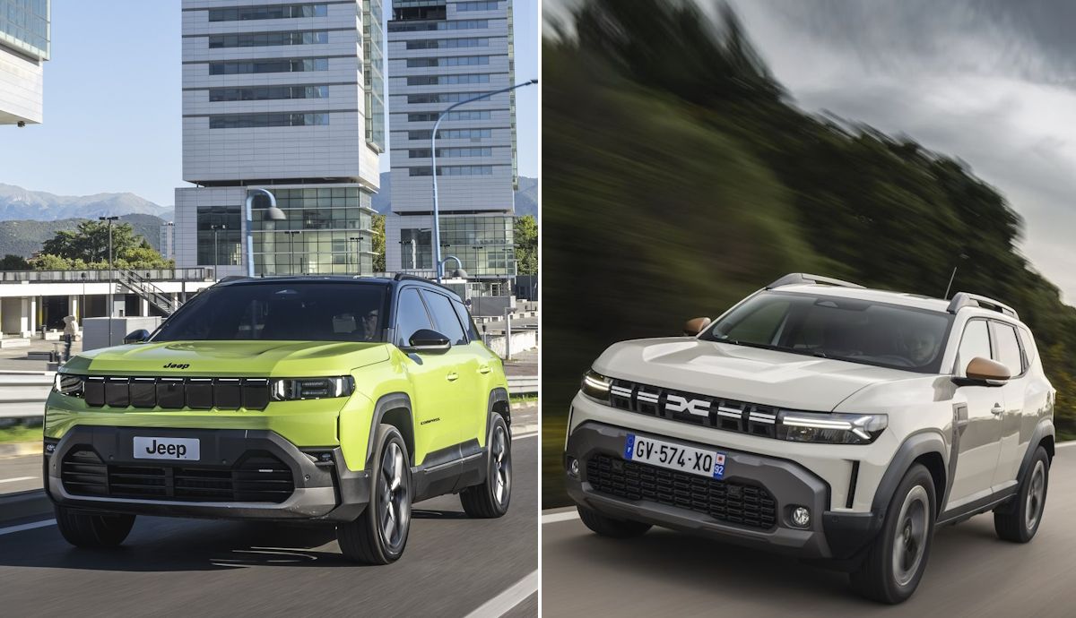 Jeep Compass vs Dacia Duster, merece la pena pagar más, duelo entre dos SUV muy diferentes