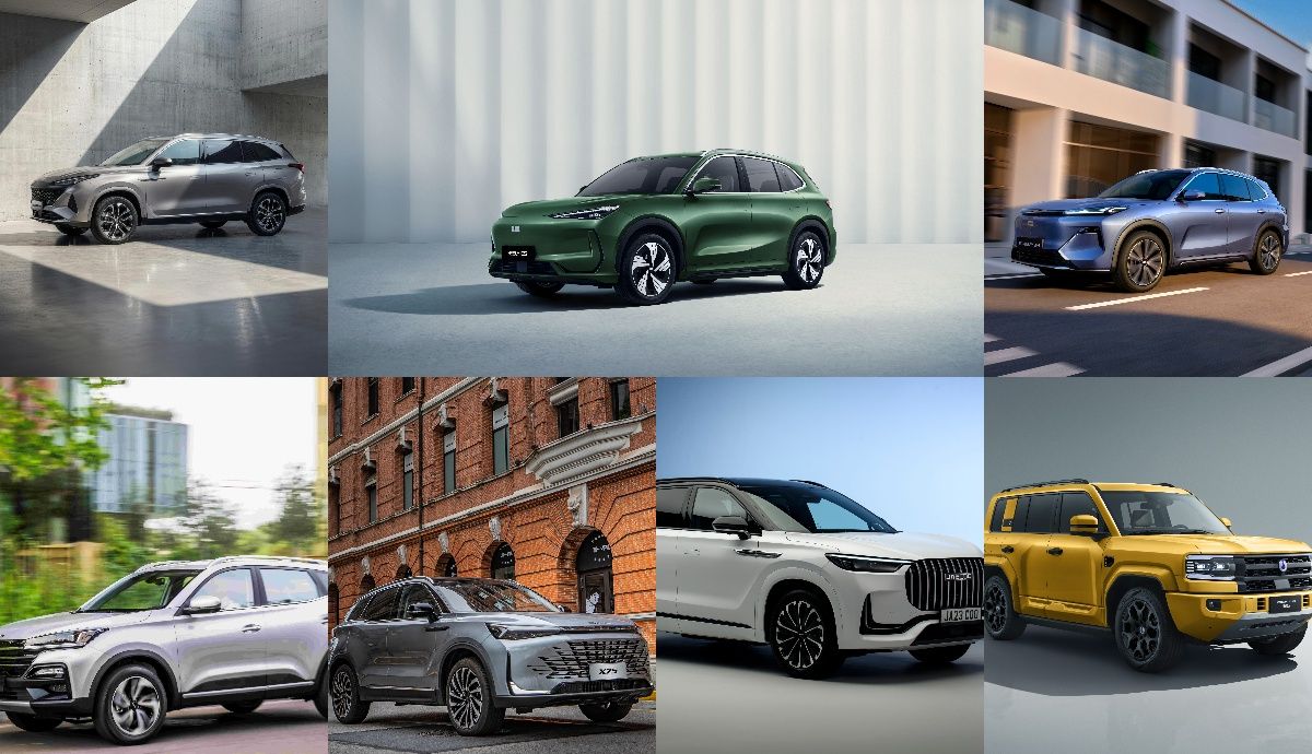 Repasamos los últimos coches llegados de China: MGS9, los Geely, Jaecoo 8, Baic X75 y EVO Cuatro