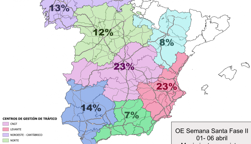 Desplazamientos en Semana Santa 2026