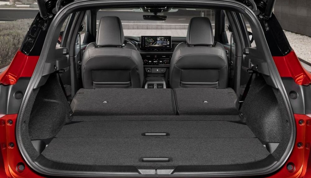 Maletero del Nissan Qashqai con todos los asientos abatidos