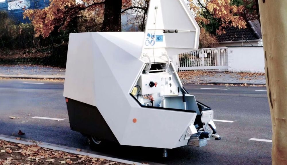 Interior del Radar Enforcement Trailer de Vitronic