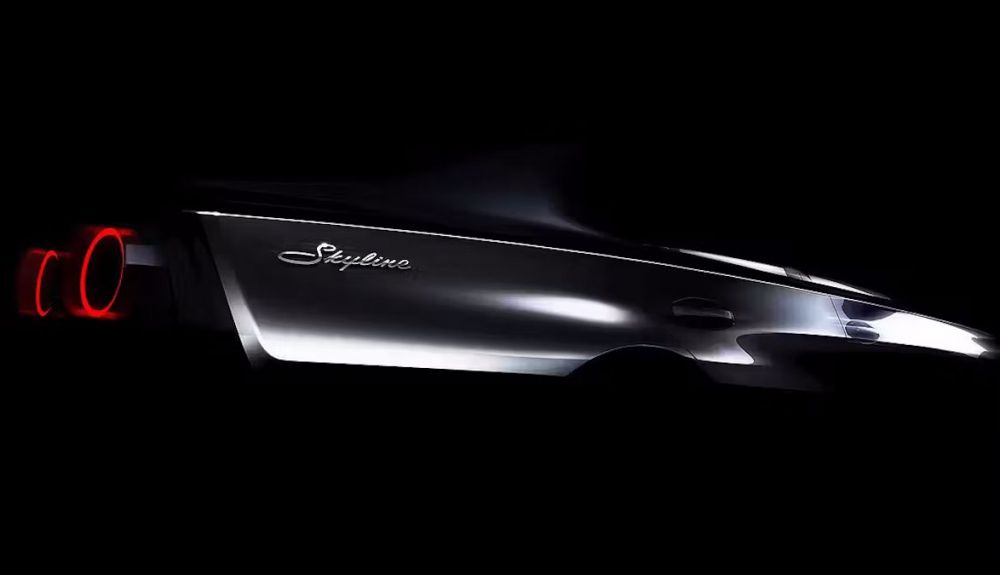 Imagen teasero oficial del nuevo Nissan Skyline