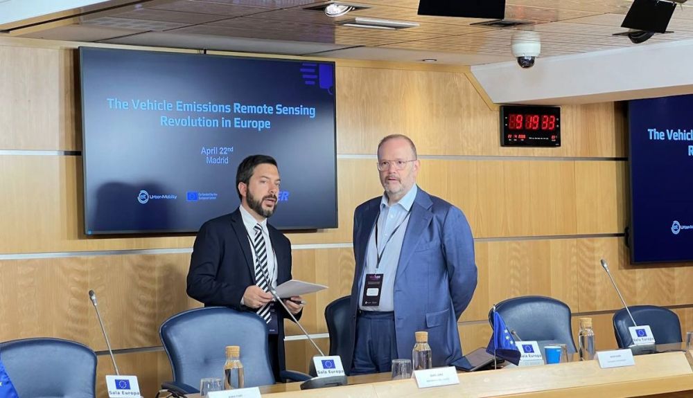 Celebración de la jornada “The Vehicle Emissions Remote Sensing Revolution in Europe” esta semana en la sede de la Comisión Europea en Madrid