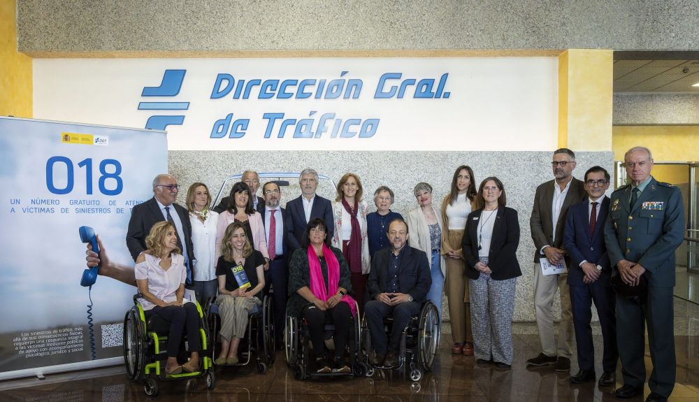 Presentación del número 018 de ayuda a víctimas de accidentes de tráfico