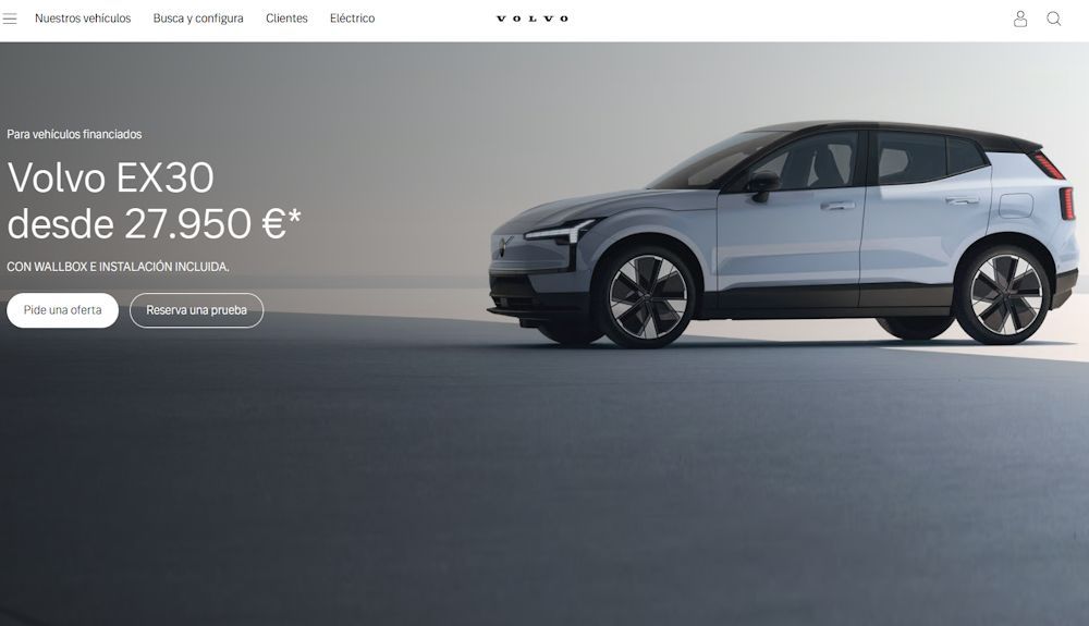 Camapaña promocional actual del Volvo EX30 en España