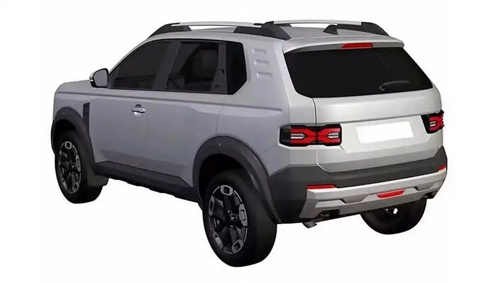 Primeros dibujos de la patente rusa del nuevo Lada Niva Foto Lada y fips.ru