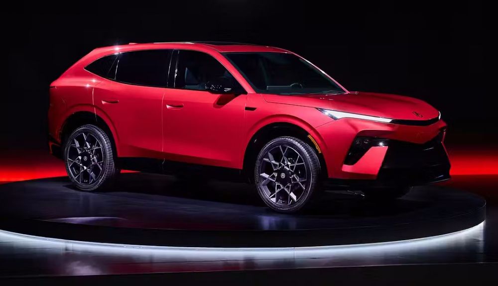 Nuevo prototipo híbrido SUV de Honda, con logotipo de Acura