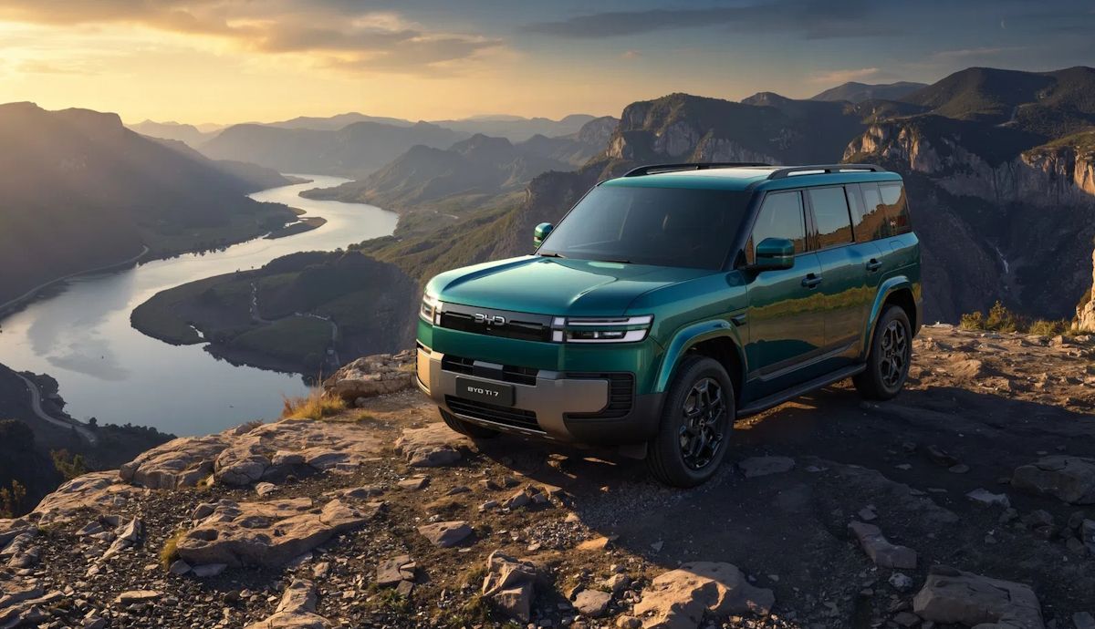Llega el Defender chino, BYD prepara el lanzamiento en Europa del Ti7, un nuevo gran todoterreno 4x4