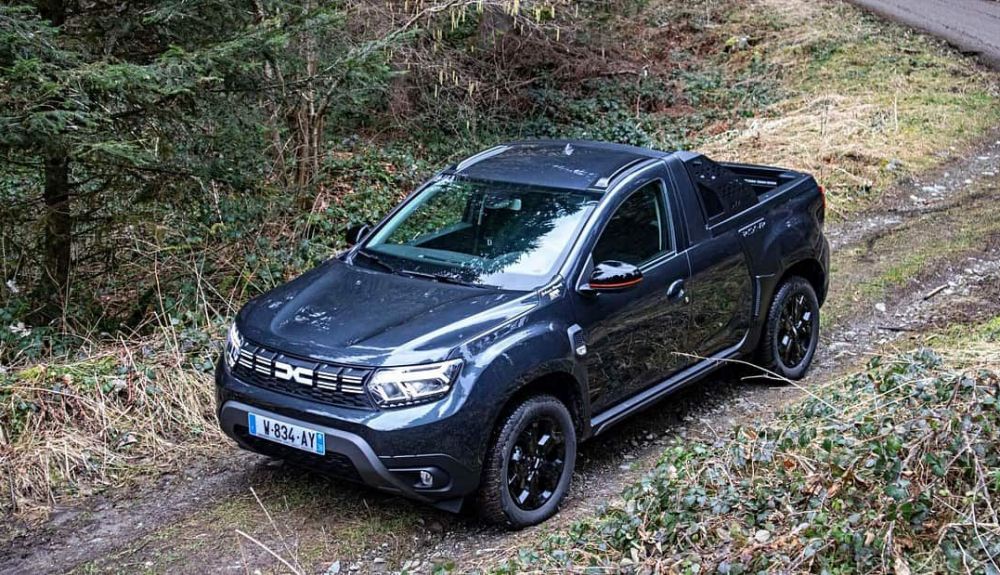 Foto oficial del Dacia Duster Pick Up, del especialista Borel