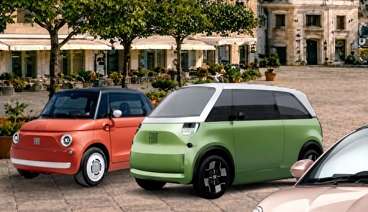 Fiat Quattrolino, la nueva micro furgoneta que quiere revolucionar la movilidad eléctrica urbana