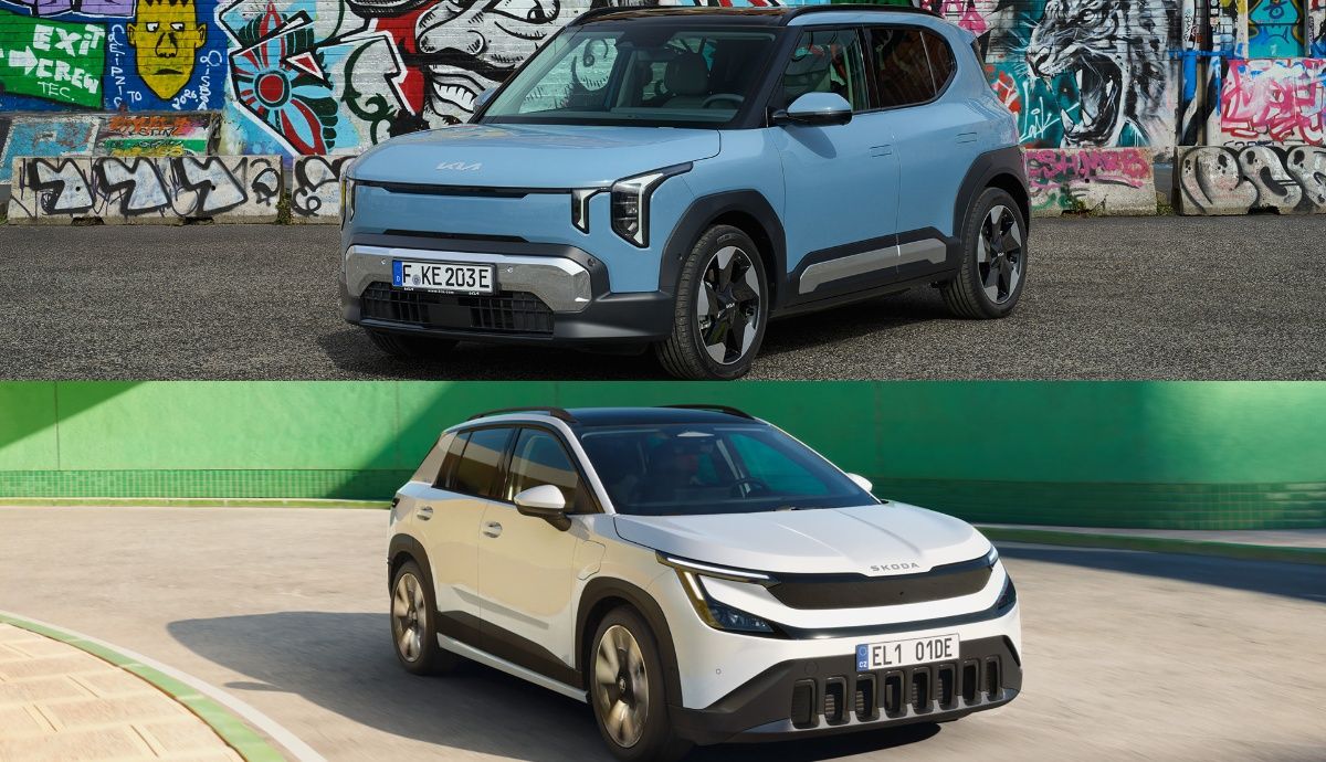 Duelo de SUV pequeños y urbanos: ¿podrá batir el nuevo Skoda Epiq al Kia EV2? Los comparamos