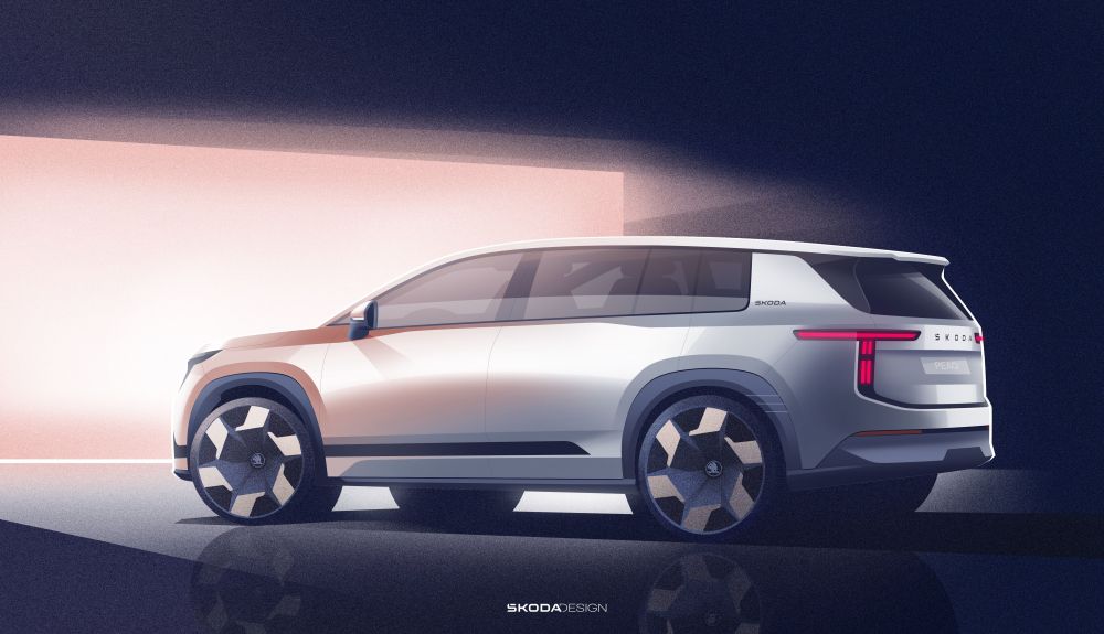 Boceto del nuevo Skoda Peaq