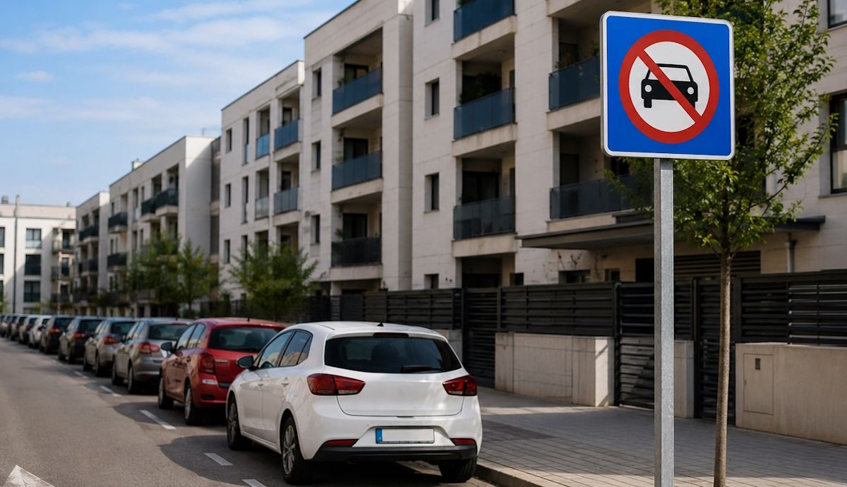 Prohibido más de un coche por vivienda, la medida que puede aprobarse, legal o anticonstitucional. Foto generada por IA