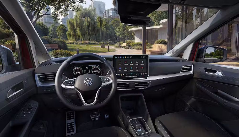 Interior del VW Caddy 2026