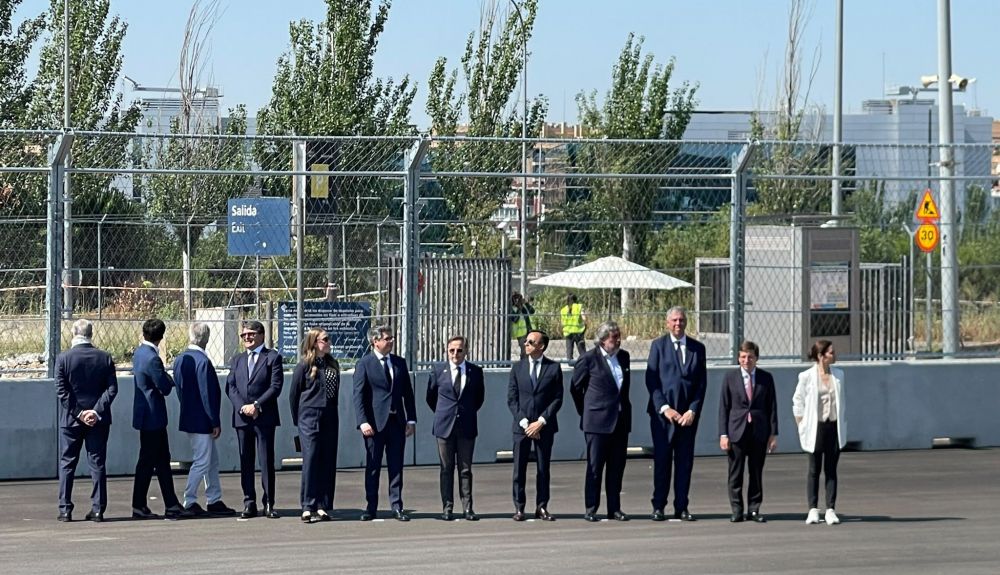 La bandera más grande de España en Madring