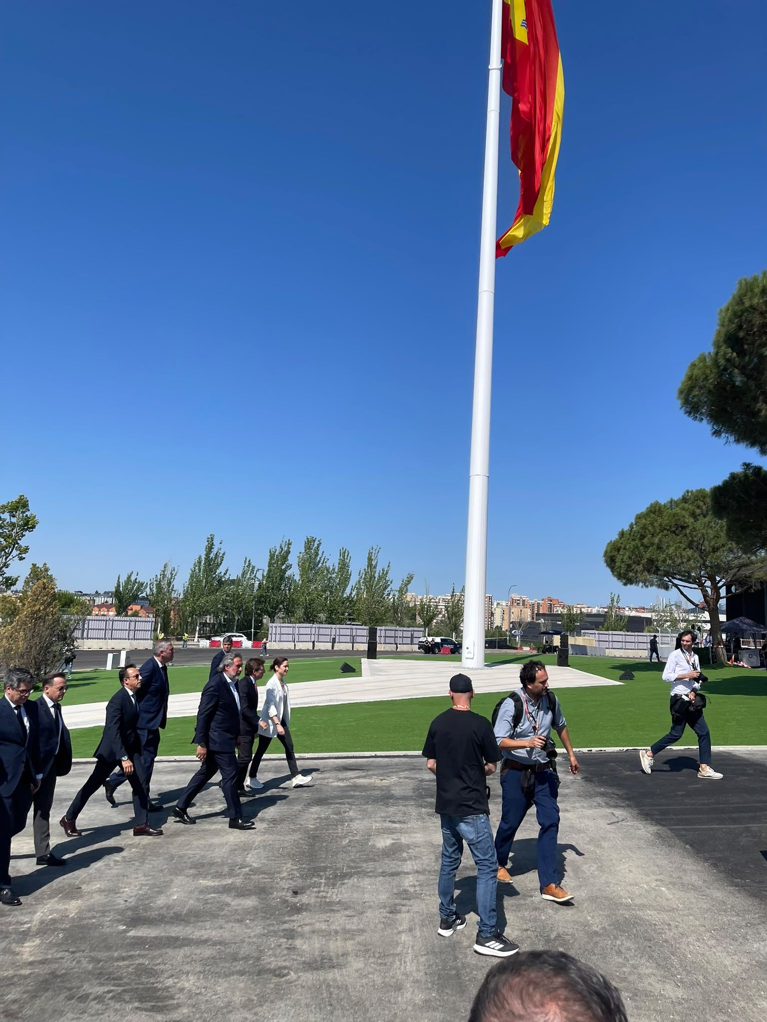 La bandera más grande de España en Madring