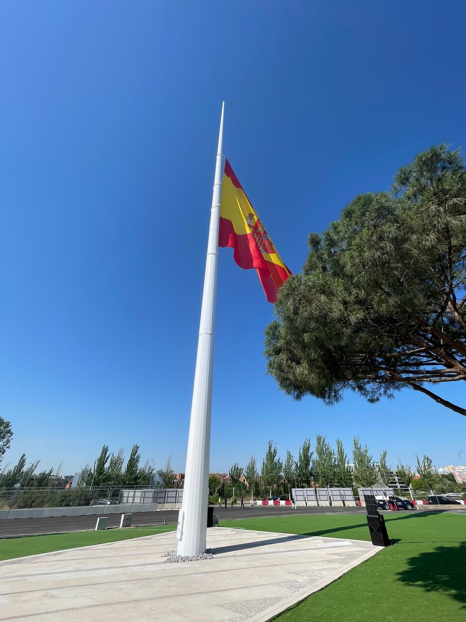 La bandera más grande de España en Madring