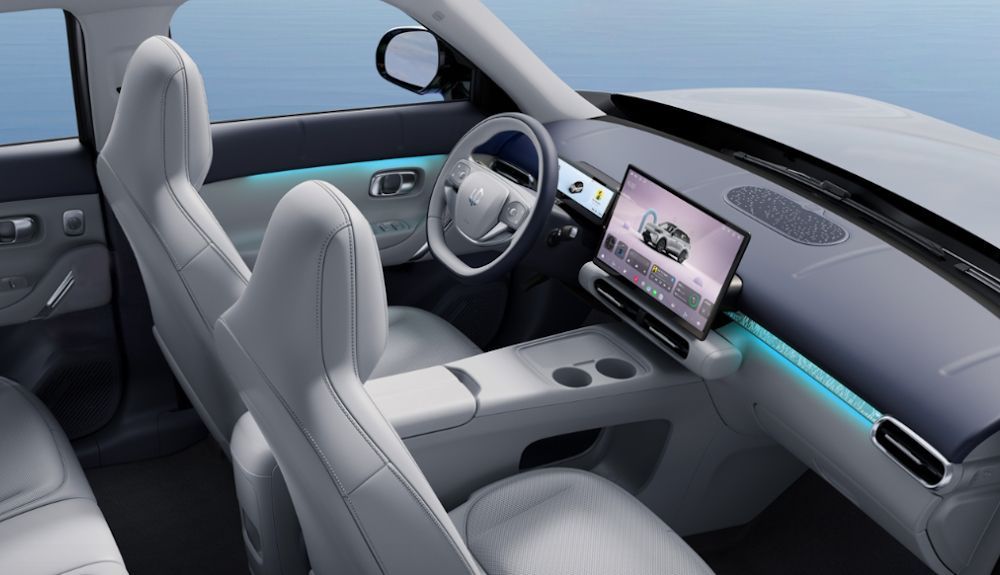 Interior del nuevo Leapmotor B03X