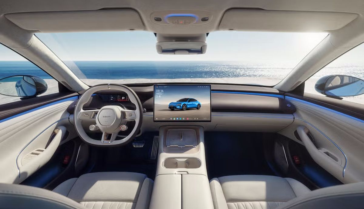 Interior del Xiaomi SU7 2026
