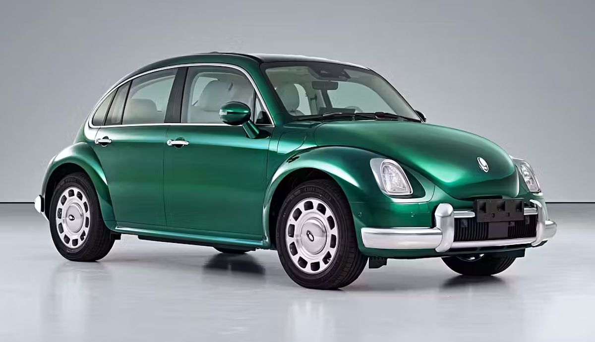 GWM relanza un clon eléctrico del Beetle, diseño retro y tecnología del Escarabajo chino