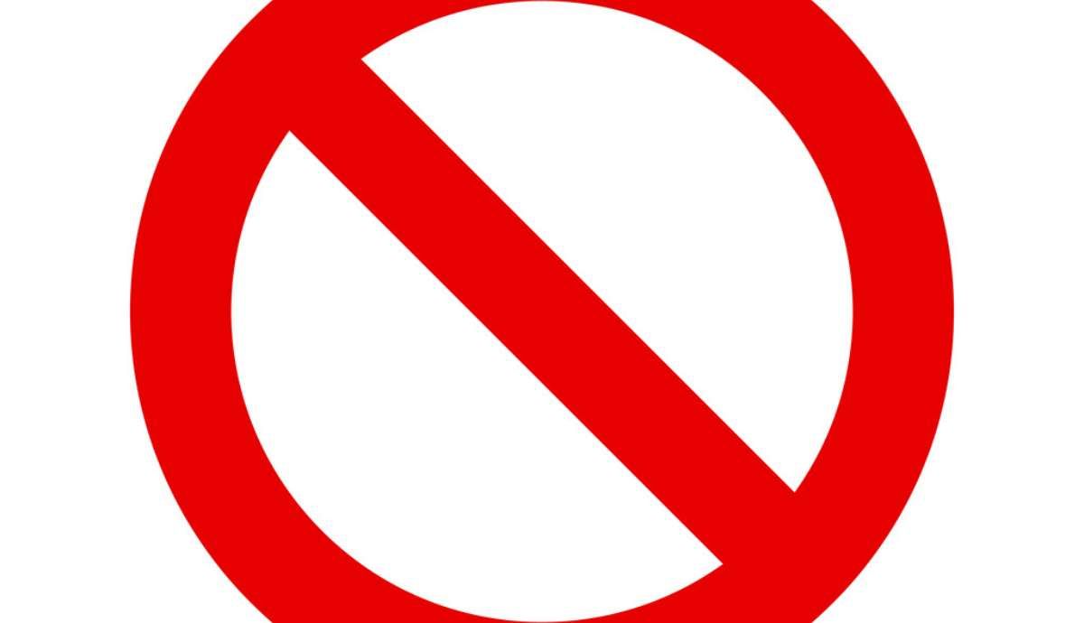 ¿Cuándo podemos encontrar la señalización de prohibido el paso?
