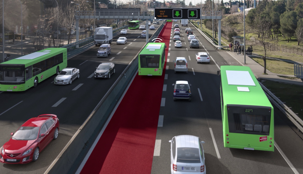 Carril Bus-VAO de la A-2
